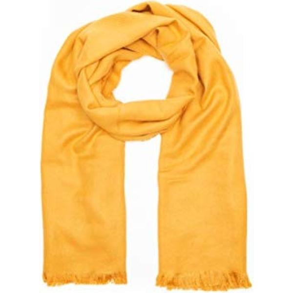 Sciarpa con stampa beige e oro Only