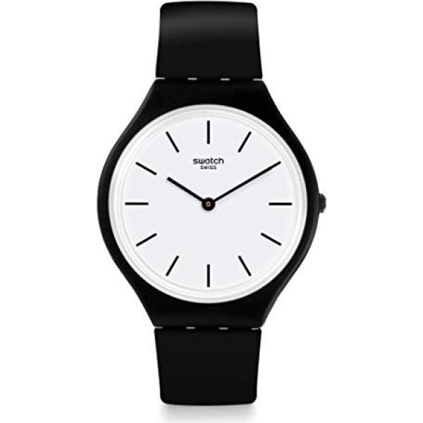 reloj analógico Swatch negro