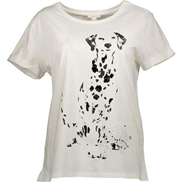 camiseta Esprit blanco con diseños