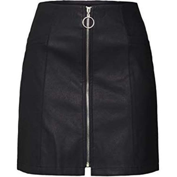 Gonna con zip nero New Look negro