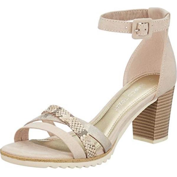 Sandalias, zuecos, mules y chanclas de moda beige Marco Tozzi