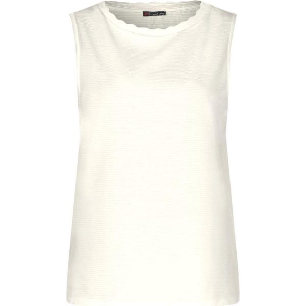 camiseta sin mangas Street One blanco