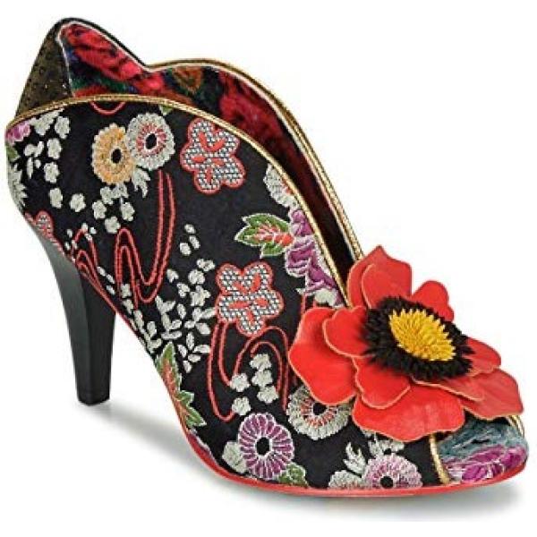 Zapatos de tacón fantasia floreale nero Irregular Choice negro de flores