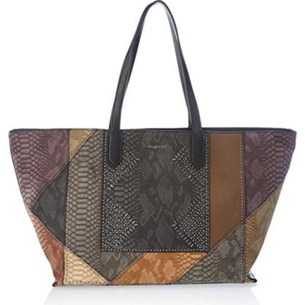 bolso shopper Desigual marrón