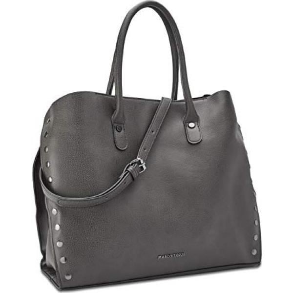 bolsos de mano Marco Tozzi gris un solo color