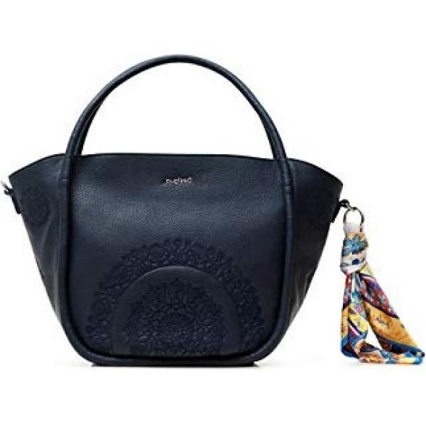 bolsos de hombro Desigual blanco con diseños