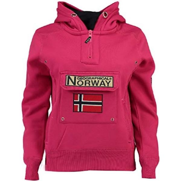 sudaderas con capucha Geographical Norway rosa