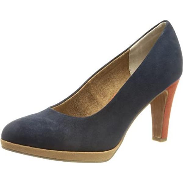 zapatos de tacón Marco Tozzi azul