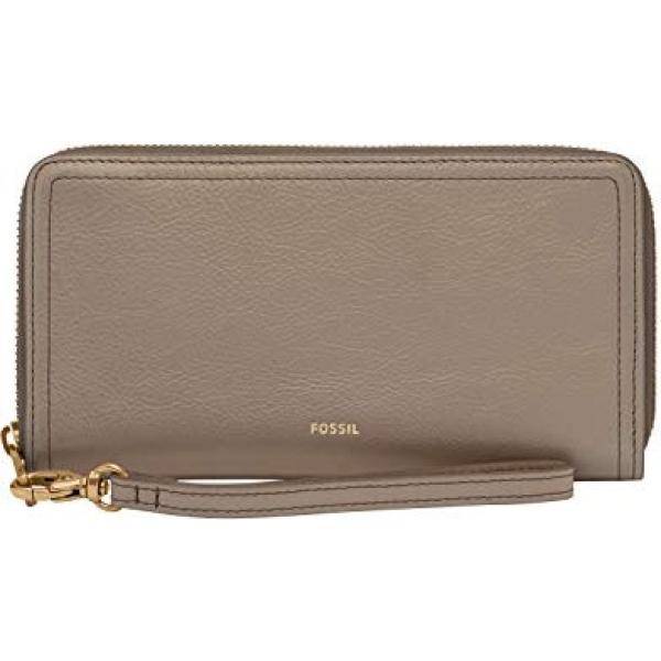 pochette Fossil gris