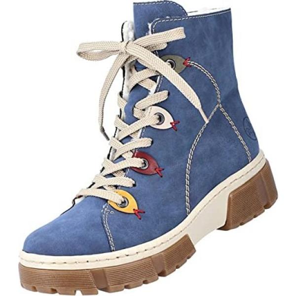 Botas mujer sky blue Rieker Bantoa