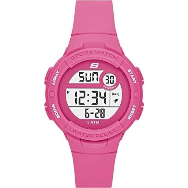 Reloj digital mujer rosa digital con cinta Casio