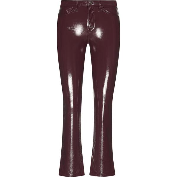 Pantalone forma svasata con cinturino e zip made italy bordeaux Sfizio