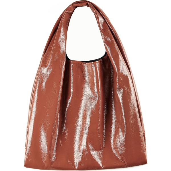 Shopping bag made italy in ecopelle nero Sfizio