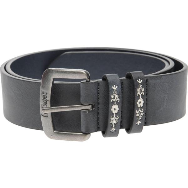 Cintura stile militare con fibbia in denim nero Lee Cooper nero military