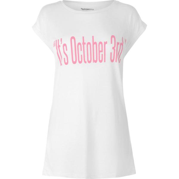 t-shirt Sportfx bianco