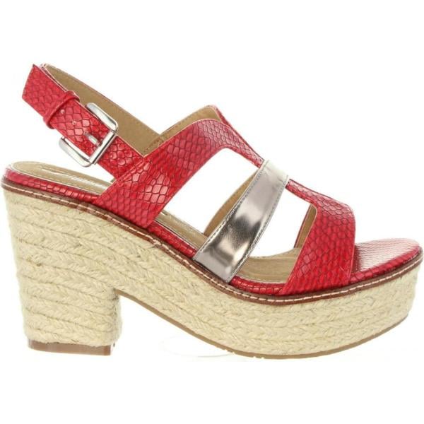 sandali Maria Mare rosso a righe