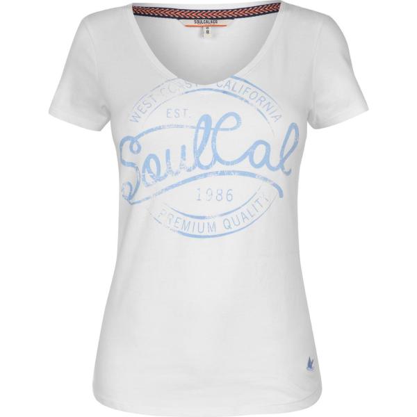 t-shirt Soul Cal bianco