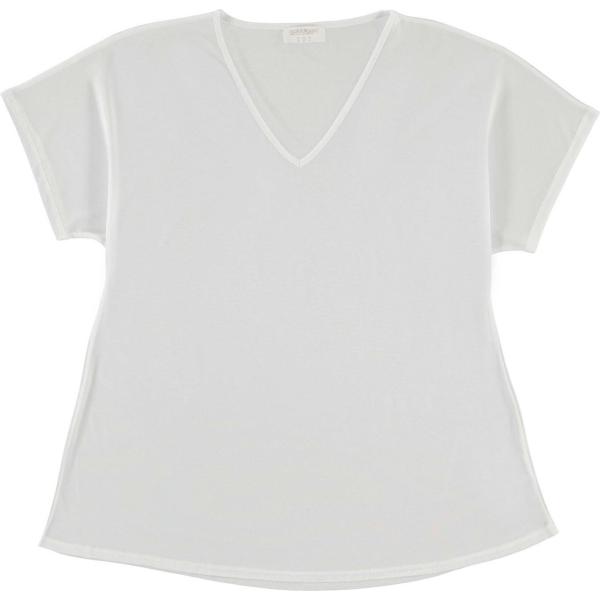 t-shirt Golddigga bianco
