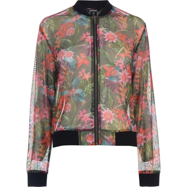 bomber Golddigga multicolore a fiori