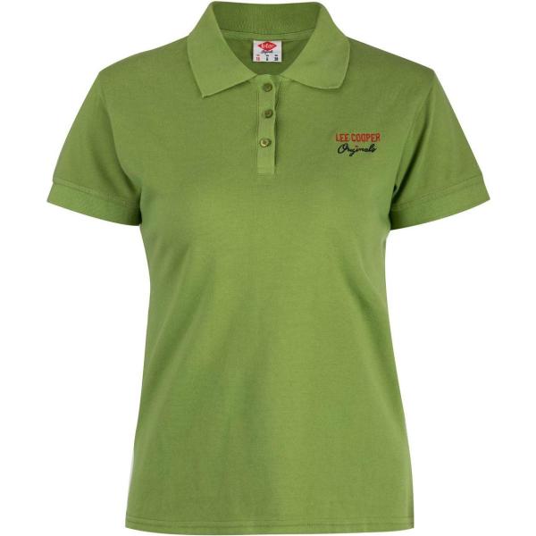 polo Lee Cooper verde military