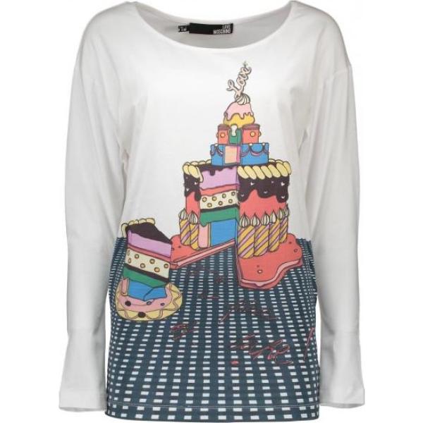 t-shirt Love Moschino bianco