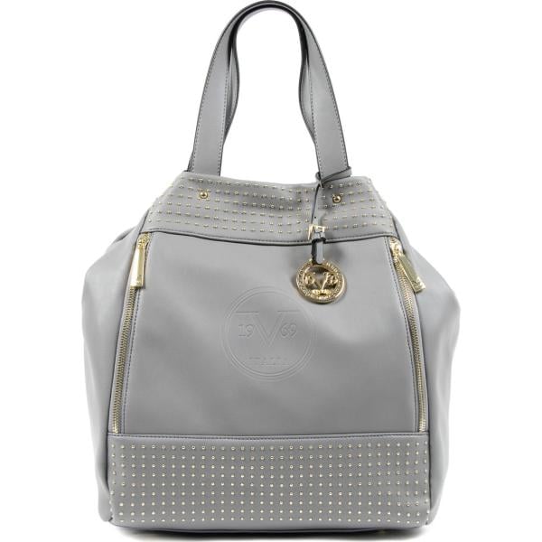Borsa a mano in pelle grigio V 19.69 grigio