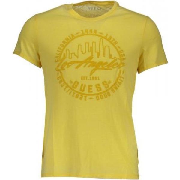t-shirt Guess giallo