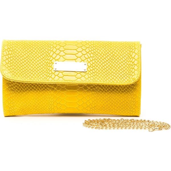 pochette Trussardi giallo