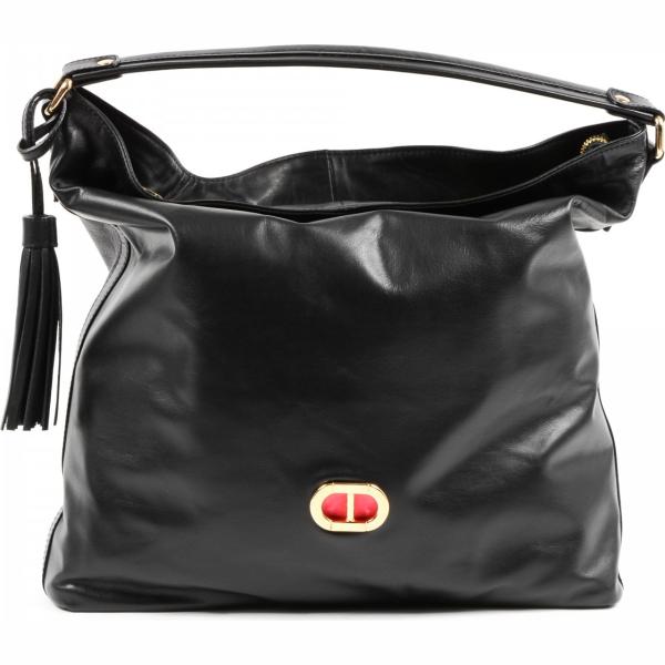 Borsa a mano in pelle nero Dee Ocleppo nero
