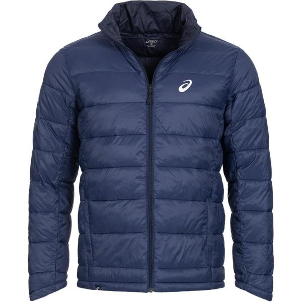 Giubbotto sport con zip e polsini navy Asics blu