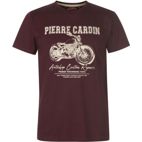 t-shirt Pierre Cardin rosso