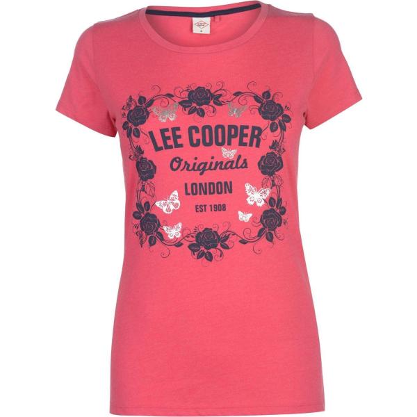 t-shirt Lee Cooper rosa military