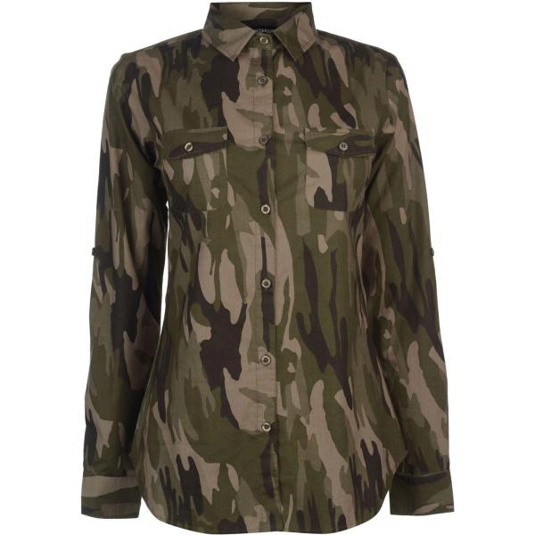 camicia Golddigga multicolore military