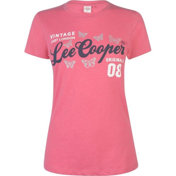t-shirt Lee Cooper rosa military