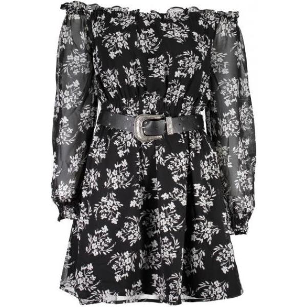 vestiti corti Guess nero con stampe