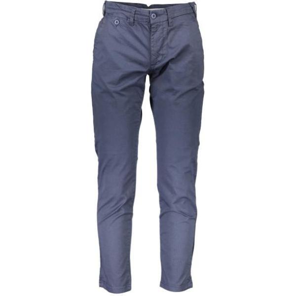 Pantalone con zip blu Trussardi blu