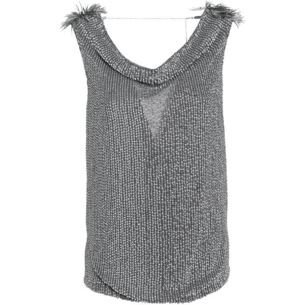 bluse Trussardi grigio