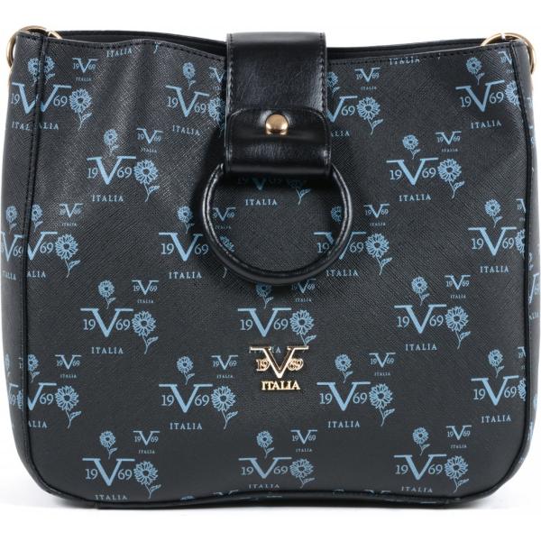 Borsa a mano in pelle nero V 19.69 nero