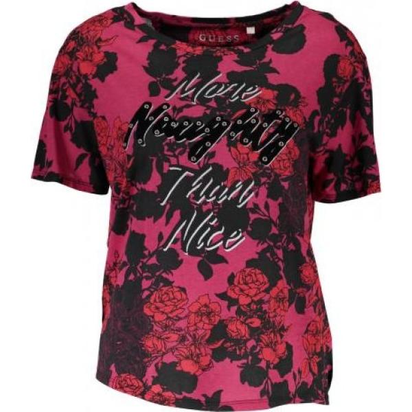 t-shirt Guess rosso