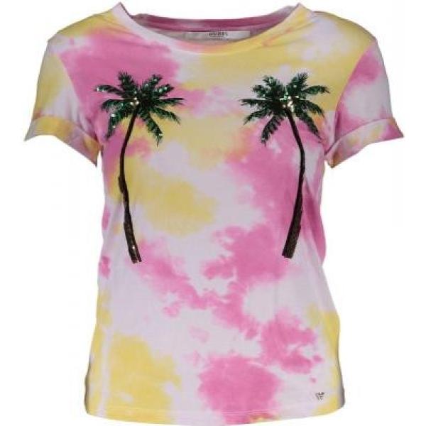 t-shirt Guess rosa