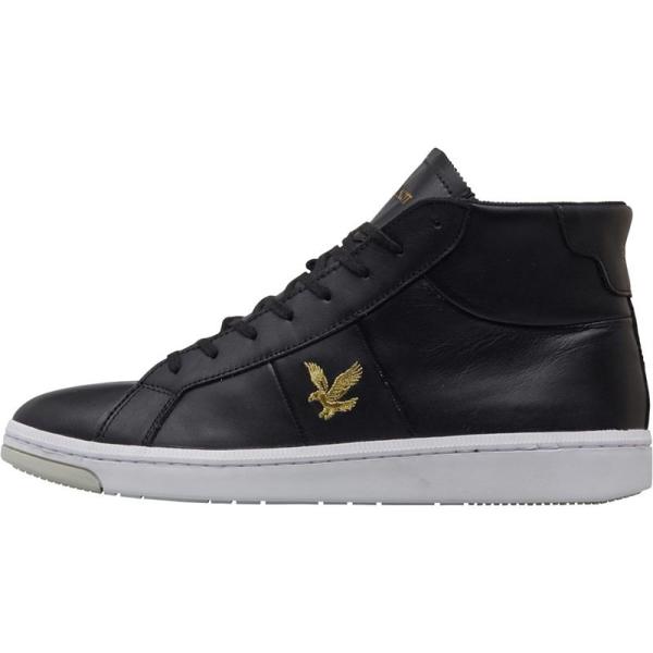 Sneakers con scritte Lyle And Scott nero scozzese