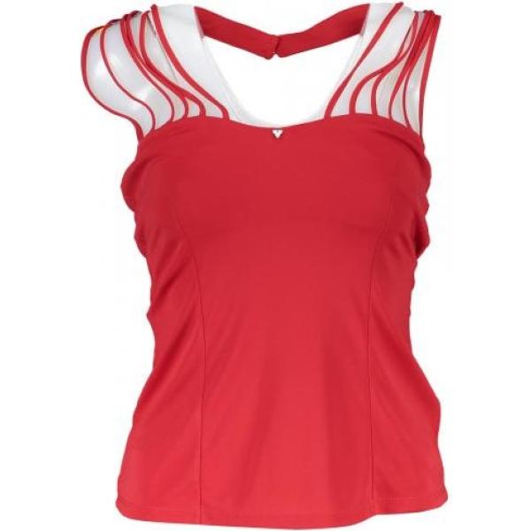 Top con scollo senza maniche con lacci rosso Guess rosso