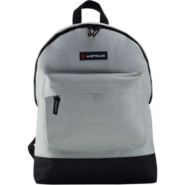 Zaino sport con zip grigio Air Walk grigio