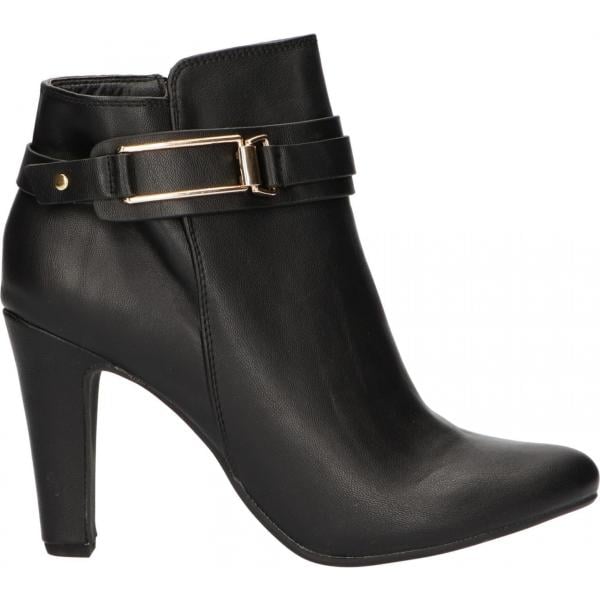 Stivaletti in pelle sintetica nero Urban nero