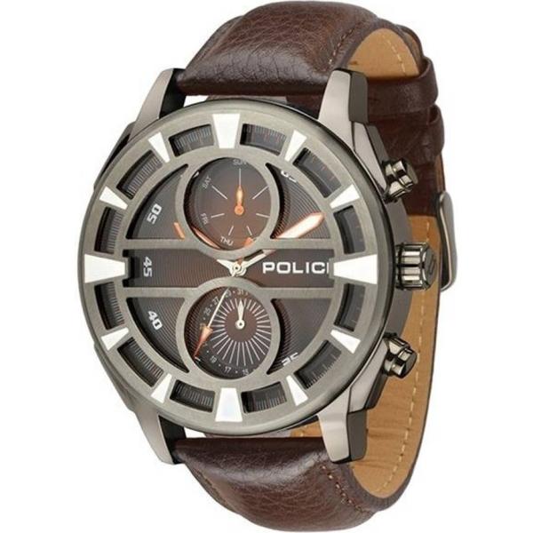 orologio Police marrone
