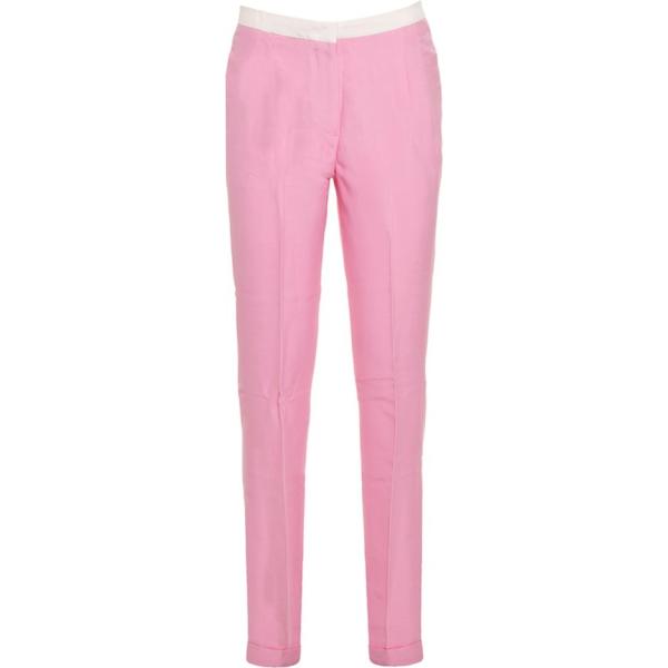 pantaloni Costume National rosa