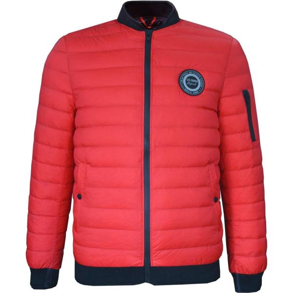 piumino Lee Cooper rosso military