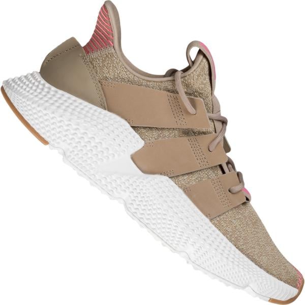 sneakers alte Adidas marrone a righe