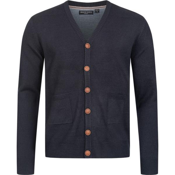 cardigan Brave Soul blu