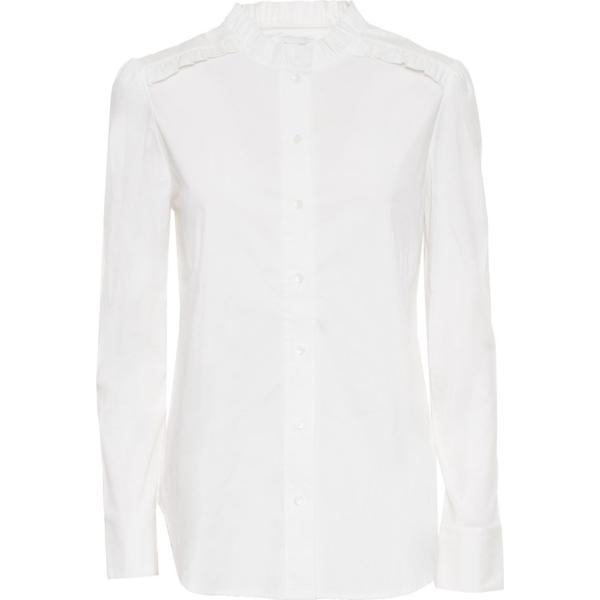 camicia Calvin Klein bianco tinta unita